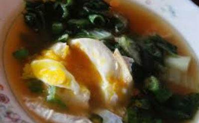 Poached Egg Soup